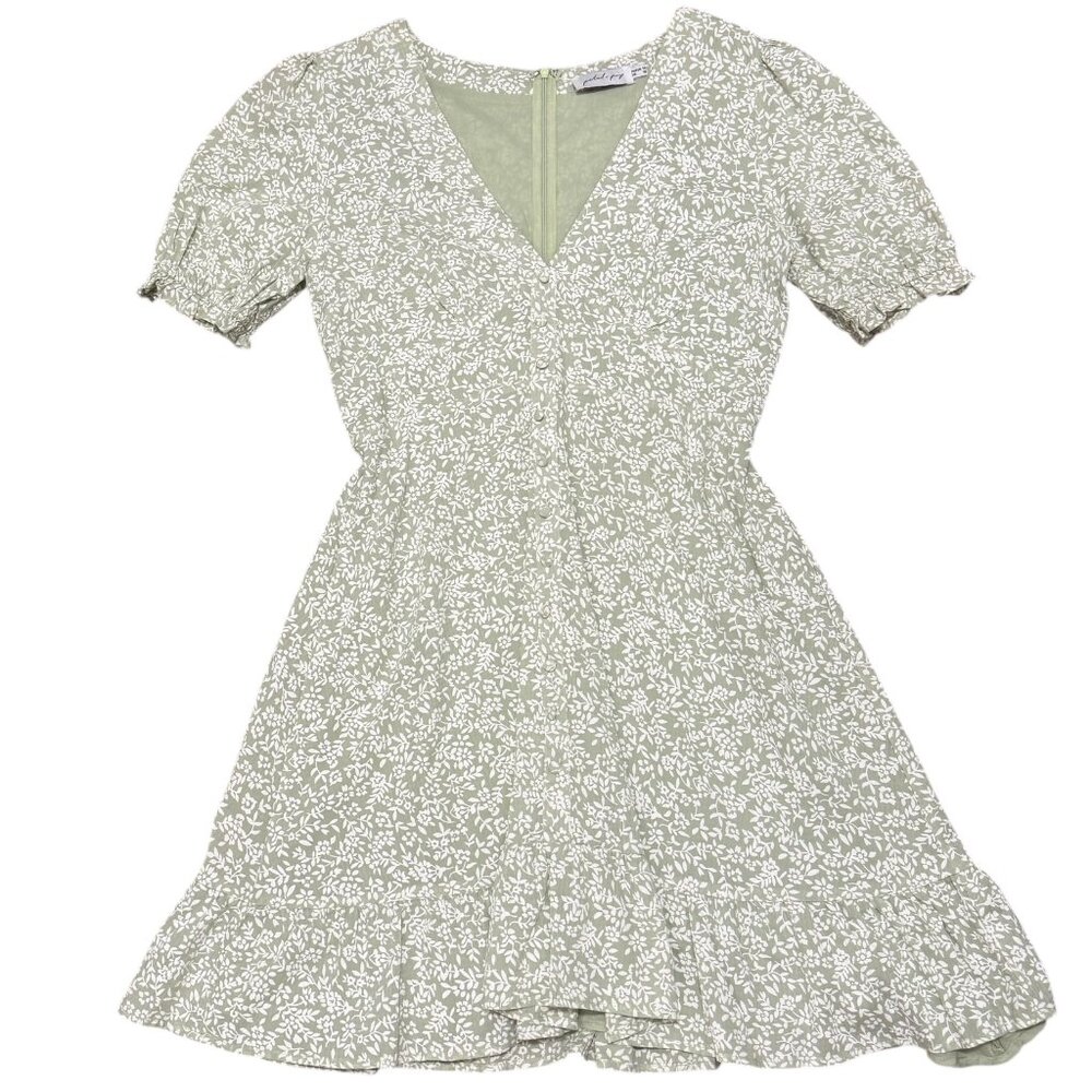 PETAL & PUP Cottage Core Floral Mini Dress
